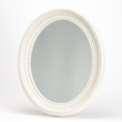 Owalne Lustro Przecierane