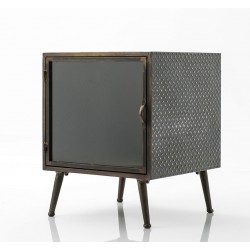 Szafka w Stylu Industrialnym Przeszklona Ferro