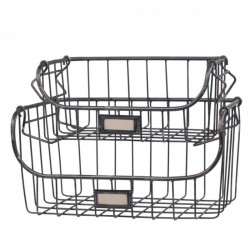 Metalowe Kosze Chic Antique 2szt.