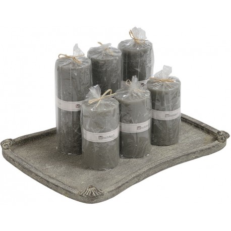 Świeca Belldeco Grigio Duża