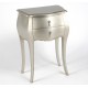 Stolik Nocny Srebrnozłoty Murani