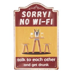 Metalowa Tabliczka Retro Uwaga Na Kota