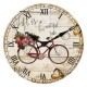 Zegar w Stylu Prowansalskim z Rowerem A