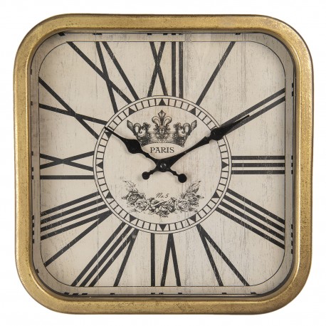 Zegar Vintage Kwadratowy A