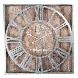 Zegar w Stylu Prowansalskim Szary