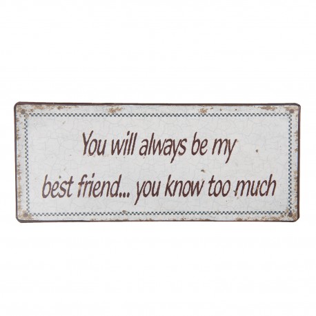 Metalowa Tablica Retro People