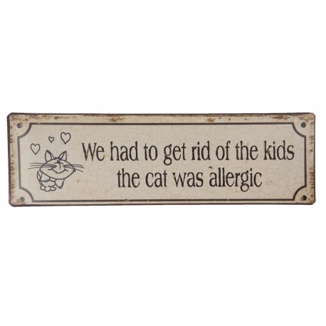 Metalowa Tablica Retro People