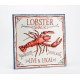 Tablica Metalowa z Homarem