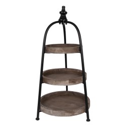 Etażerka Metalowa Podłużna Vintage