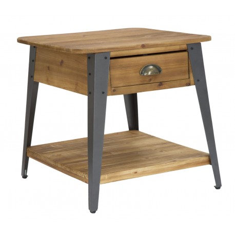 Stolik Nocny Industrialny Boston Mauro Ferretti