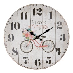 Zegar w Stylu Prowansalskim z Napisami