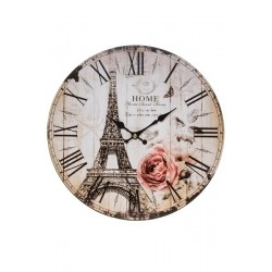 Zegar w Stylu Francuskim Wieża Eiffla
