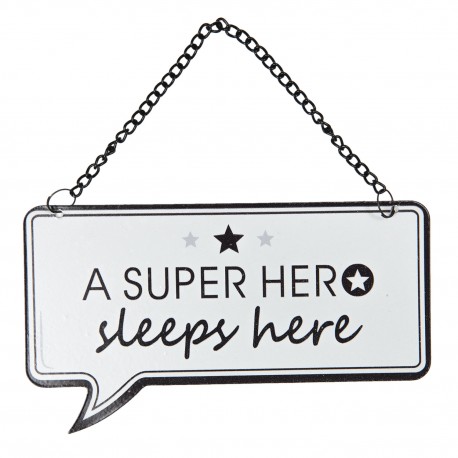 Tabliczka Do Pokoju Chłopca Super Hero A