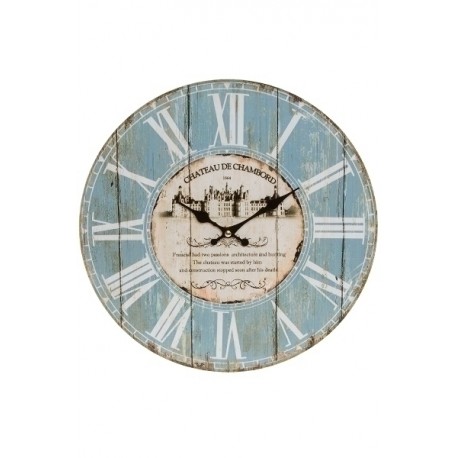 Zegar w Stylu Francuskim Niebieski