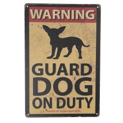 Metalowa Tabliczka Dad's Garage