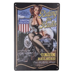 Metalowa Tabliczka Dog On 