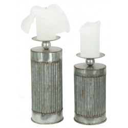 Świeczniki w Stylu Industrialnym 2szt. Mauro Ferretti