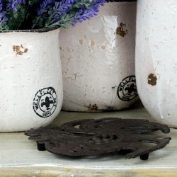 Żeliwna Podstawka Pod Garnek Kogut