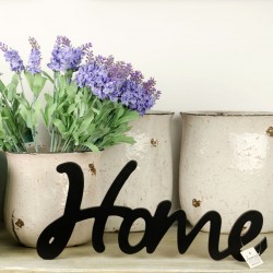 Napis Home Czarny