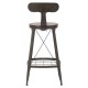 Krzesło Barowe Industrialne Harlem Mauro Ferretti