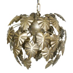 Lampa z Metalowymi Liśćmi Clayre & Eef