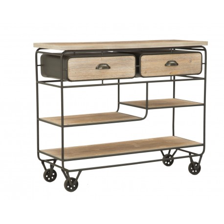 Konsola Loftowa ze Schowkiem Industry A