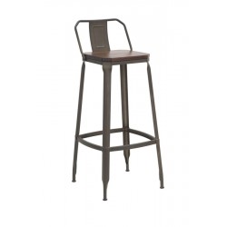 Krzesła Barowe Industrialne Harlem 2szt. A