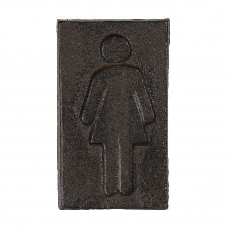 Metalowa Tablica Toilet