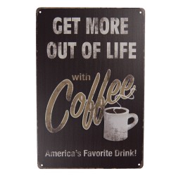 Metalowy Obrazek Retro Piwo C