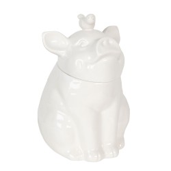 Pojemnik z Przykrywką Kura Biały