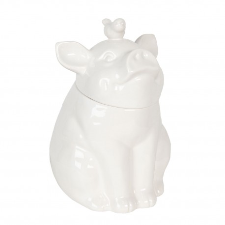 Pojemnik z Przykrywką Kura Biały