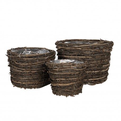 Drewniana Osłonka Na Kwiaty z Królikiem