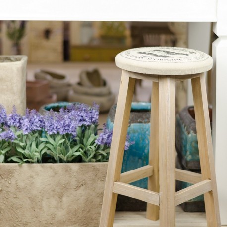 Stołek w Stylu Prowansalskim