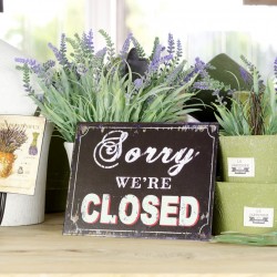 Retro Obrazek CLOSED