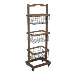 Stojak z Koszami Metalowy