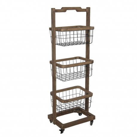 Stojak z Koszami Metalowy