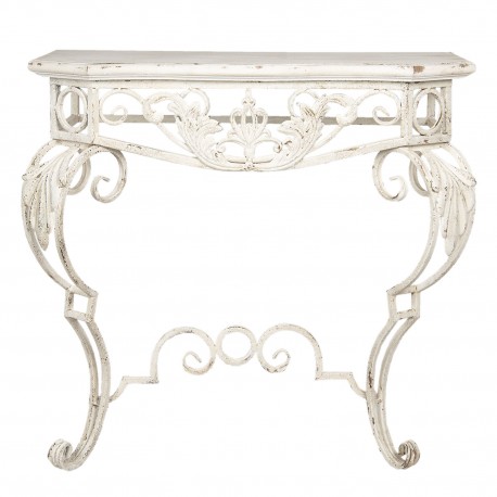 Konsola w Stylu Prowansalskim Kremowa A