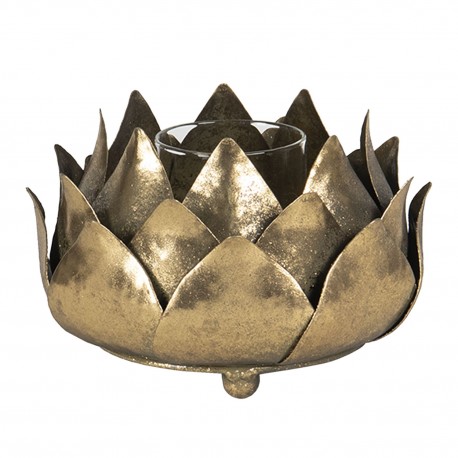 Świecznik z Liśćmi Potrójny