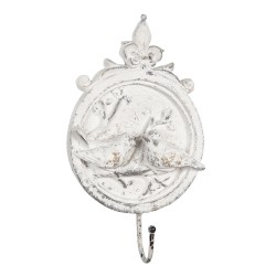 Wieszak w Stylu Prowansalskim Postarzany Lilijka A