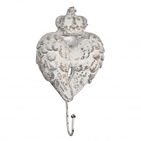 Wieszak w Stylu Prowansalskim Postarzany Lilijka B