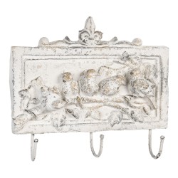 Wieszak w Stylu Prowansalskim Postarzany Lilijka B