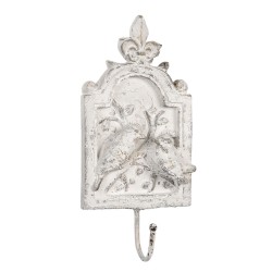 Wieszak w Stylu Prowansalskim Postarzany Lilijka D