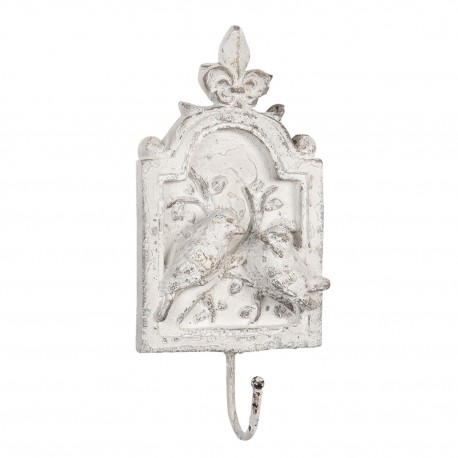 Wieszak w Stylu Prowansalskim Postarzany Lilijka D