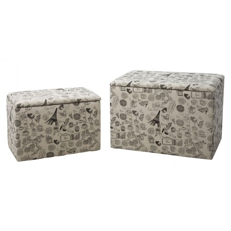 Pojemniki w Stylu Prowansalskim Paris 2szt. Mauro Ferretti