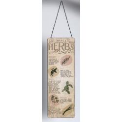 Metalowe Tabliczki Belldeco Zioła 1