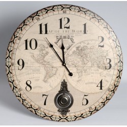 Zegar Belldeco Wahadło Mapa