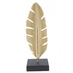 Złoty Świecznik Liść Mauro Ferretti