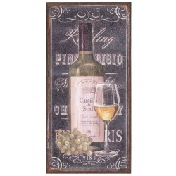 Vintage Obraz Belldeco Wino Białe