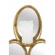 Złoty Świecznik Ścienny z Lusterkami Mauro Ferretti