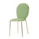 Złote Krzesła Glam Emily Zielone 2szt. Mauro Ferretti